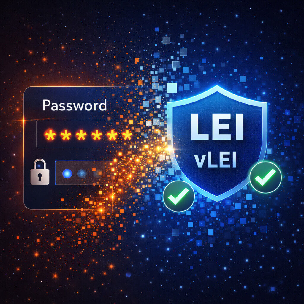vLEI technology and business authentication using the LEI system